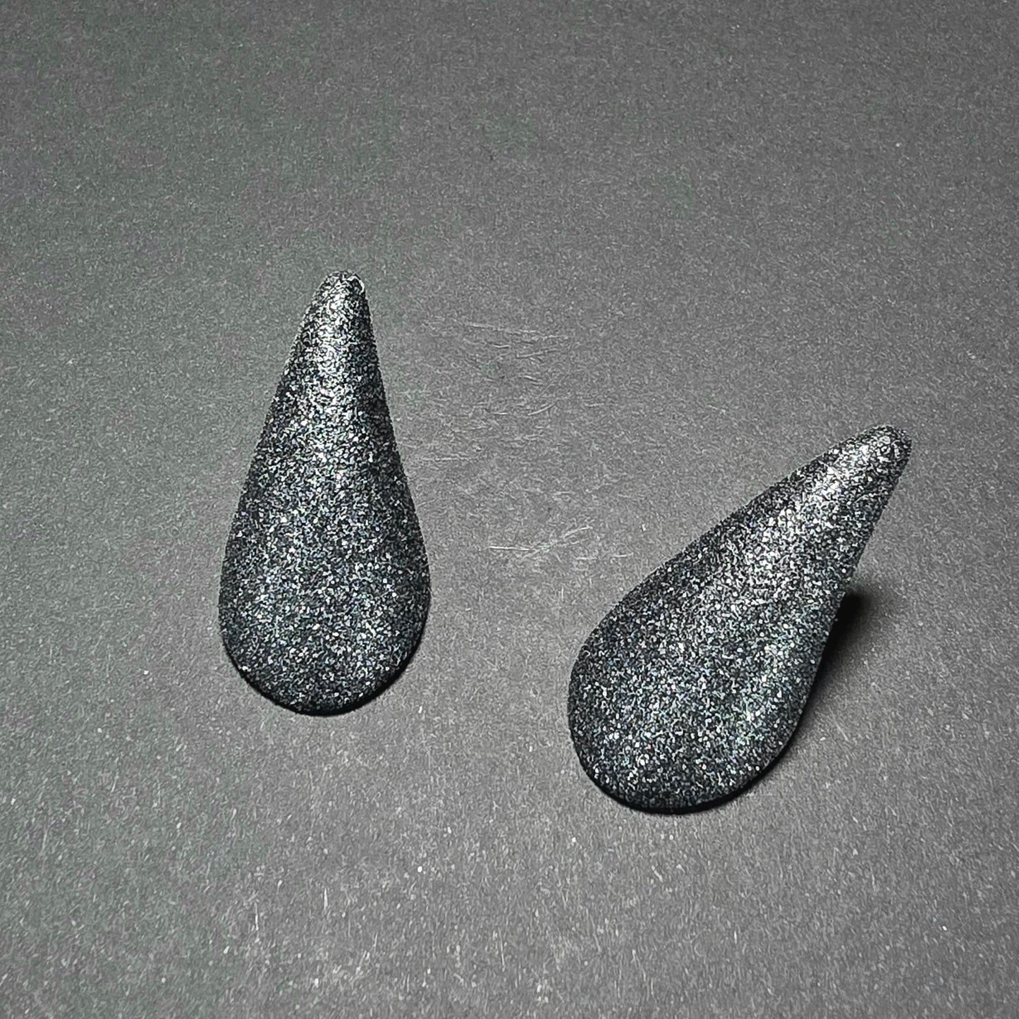 Black Glitter Horns