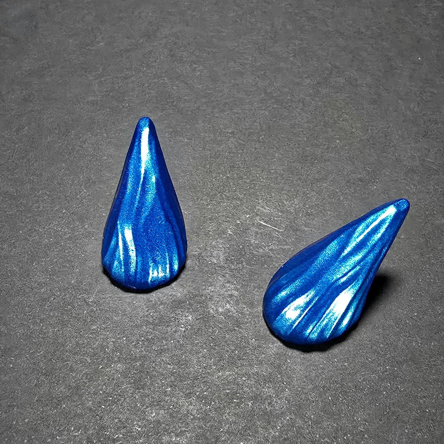Metallic Blue Horns