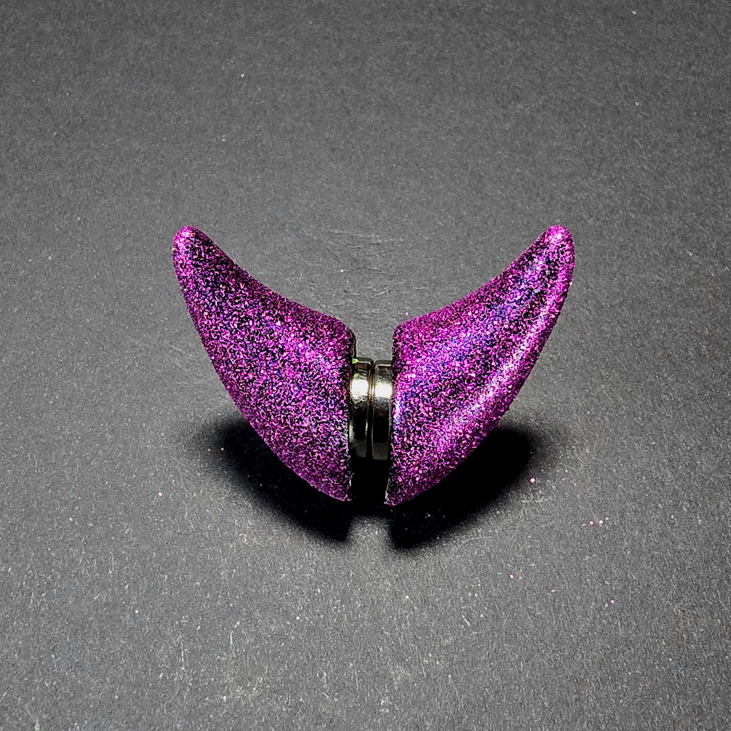 Purple Glitter Horns