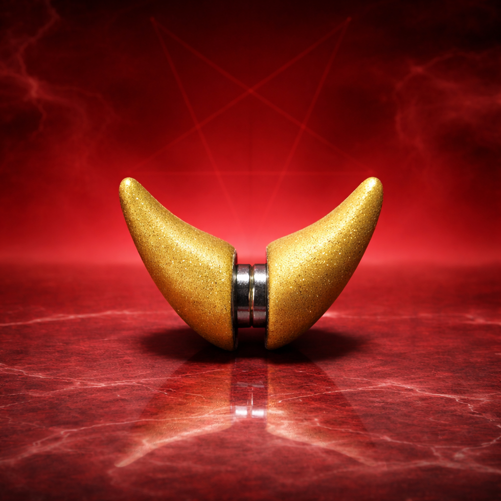 Gold Glitter Horns