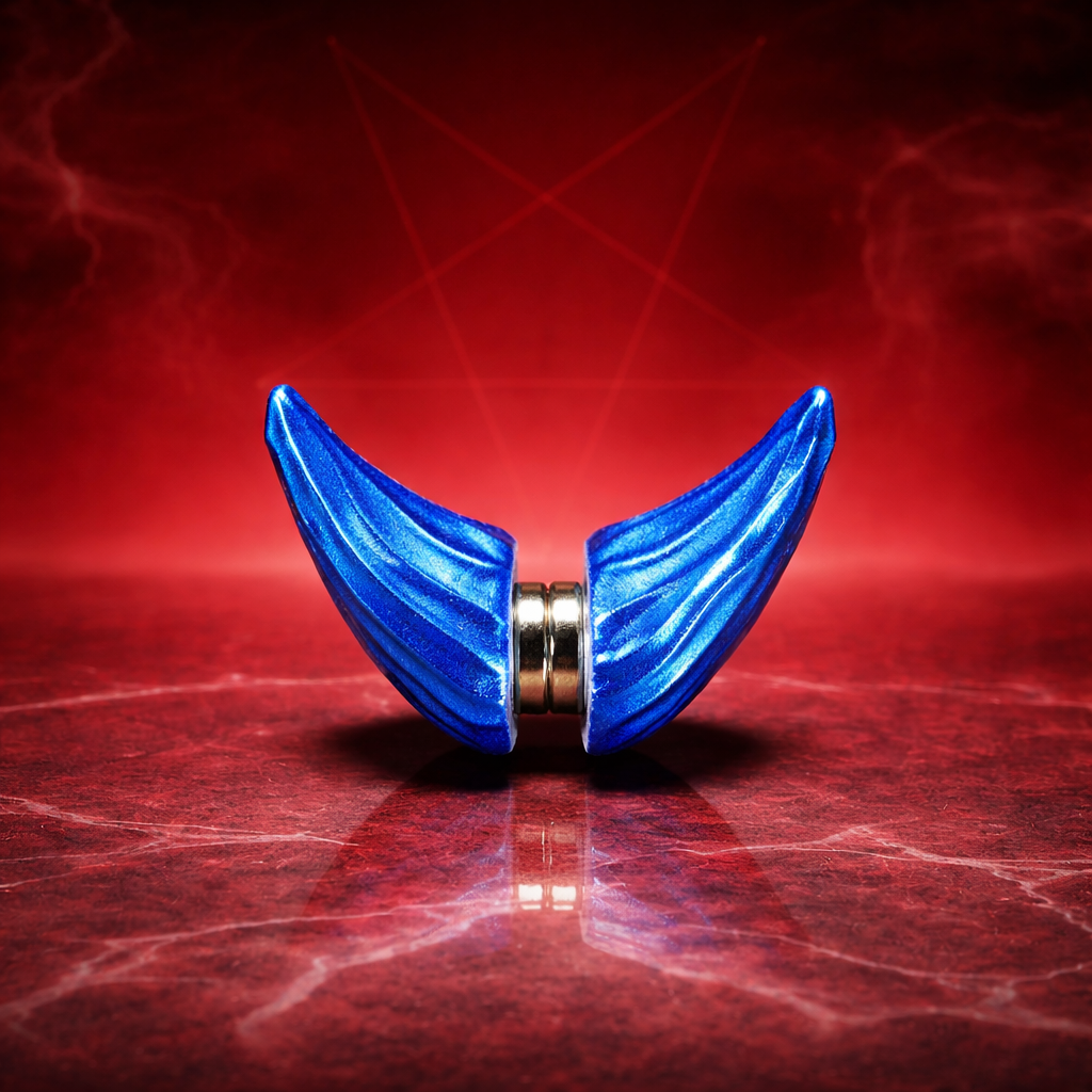 Metallic Blue Horns